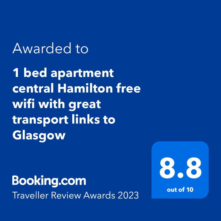 1 Bed Apartment Central Hamilton Free Wifi With Great Transport Links To Glasgow Exteriér fotografie